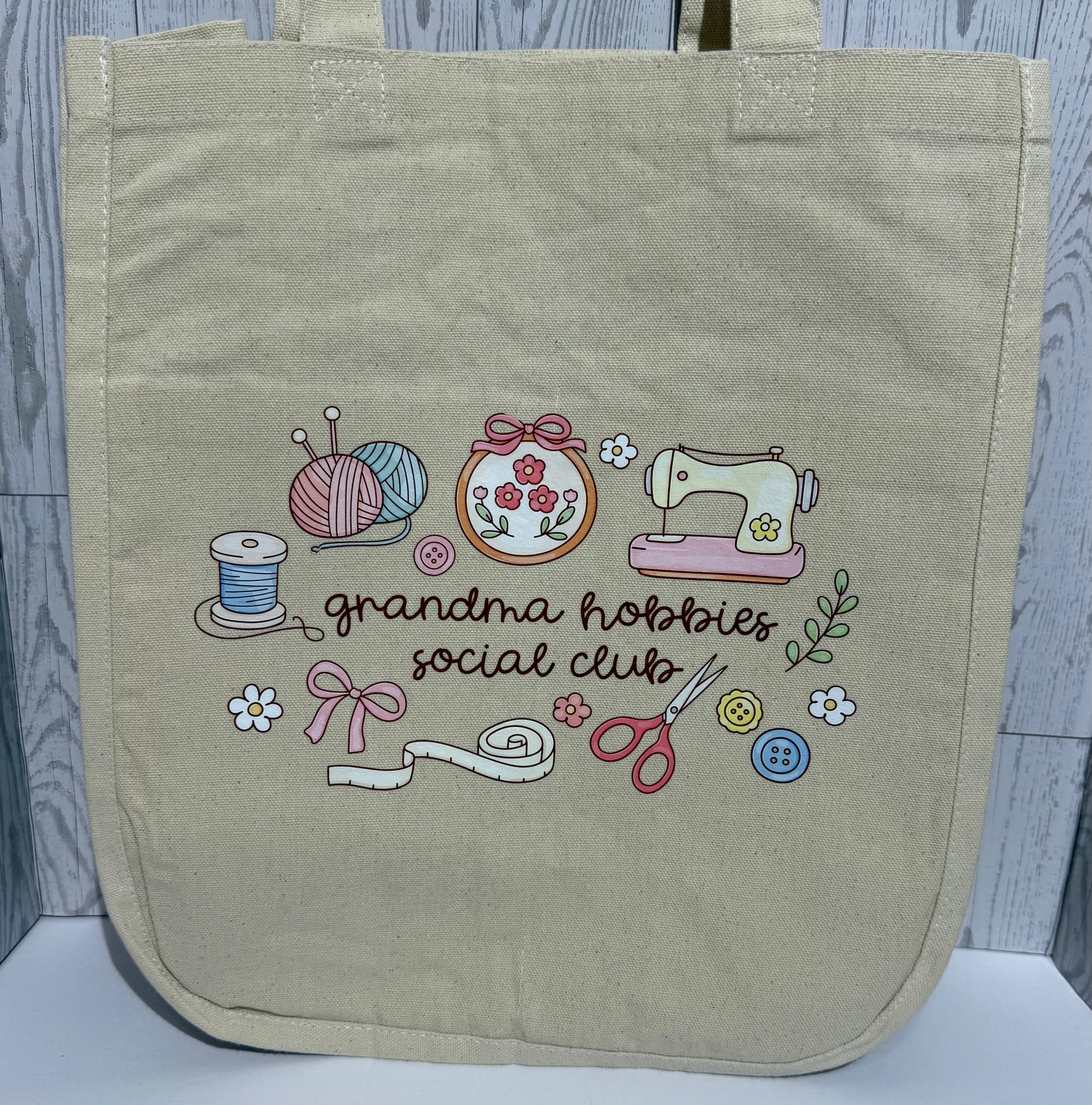Canvas Tote with Pockets
